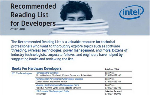Intel Recommended Books for Developers