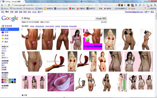 Google图片搜索的C String